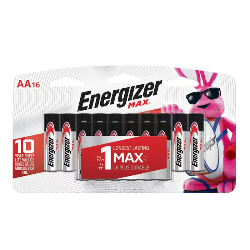 Max Alkaline AA Batteries, Double a Batteries (4-Pack)