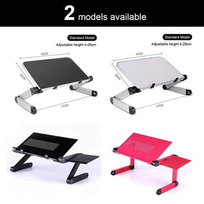 Adjustable Laptop Stand Multifunctional Folding Portable Notebook Computer Table Lapdesk for Sofa TV Bed PC Desk Stand New