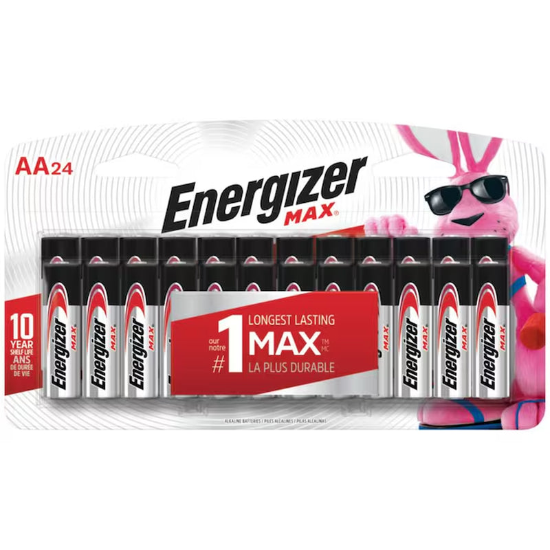 Max Alkaline AA Batteries, Double a Batteries (4-Pack)