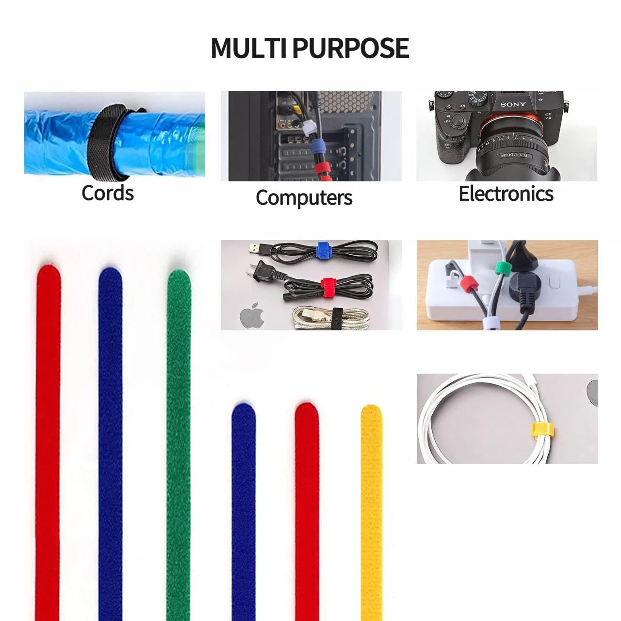 Cable/Cord Management Ties, 50 Pieces